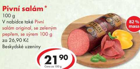 Pivní salám, 100 g 