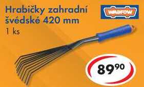 Hrabičky zahradní švédské 420 mm 