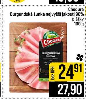 Chodura Burgundska Sunka plátky 100 g