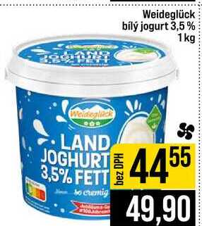 Weideglück bílý jogurt 3,5% 1kg