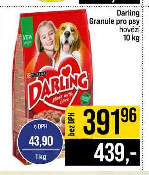 Darling Granule pro psy hovězí 10 kg 