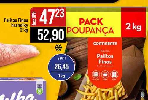 Palitos Finos hranolky 2 kg