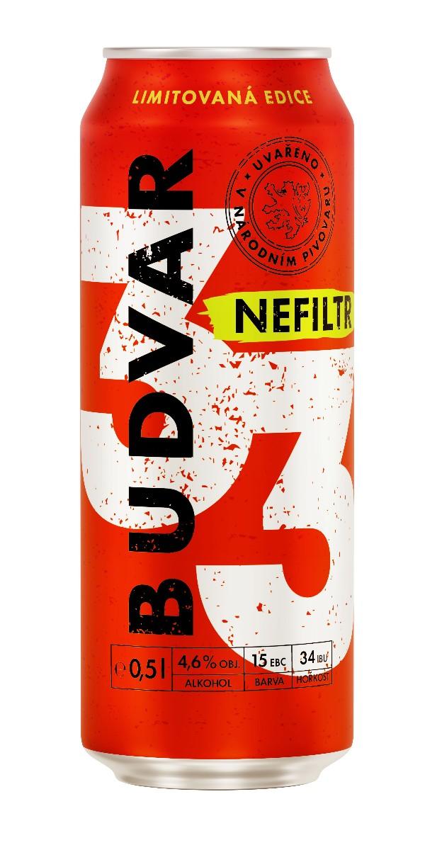 Budvar 33 nefiltr, 500 ml