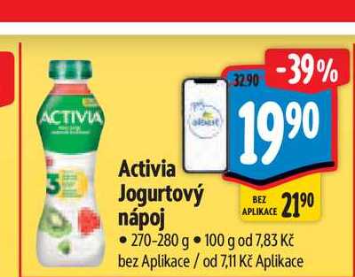 Activia Jogurtový парој 270-280 g