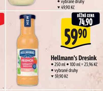 Hellmann's Dresink 250 ml