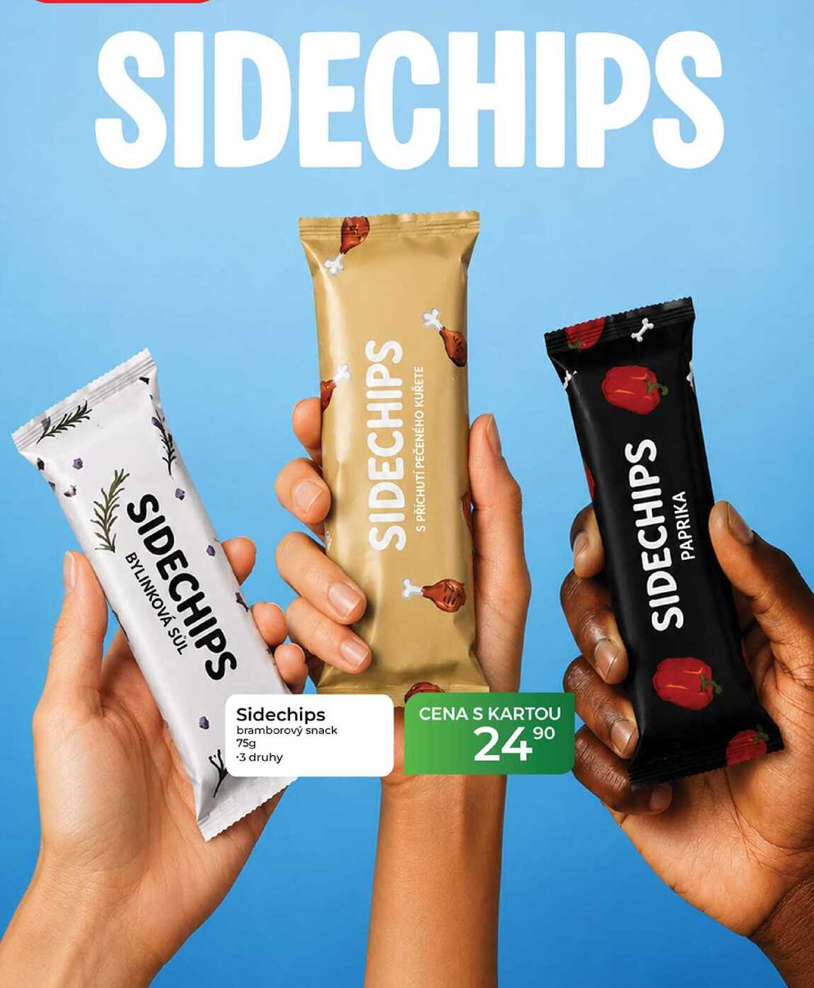 Sidechips bramborový snack 75g