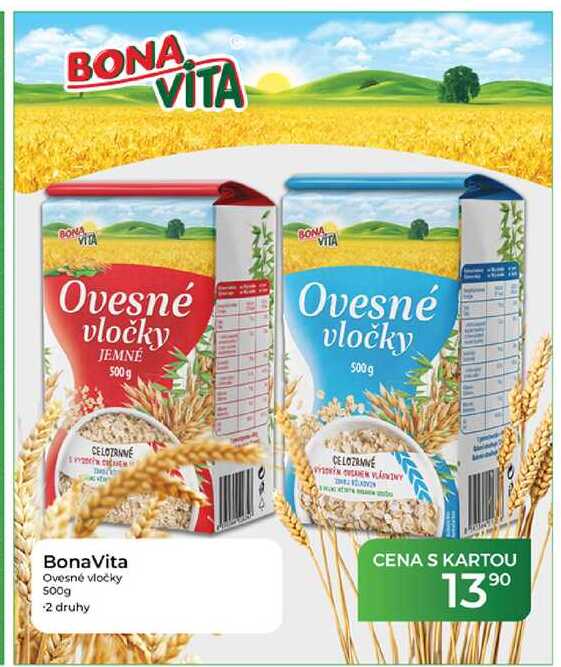 Bona Vita Ovesné vločky 500g