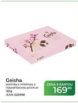 Geisha pralinky s mlečnou a liskoafiškovou příchutí 185 g