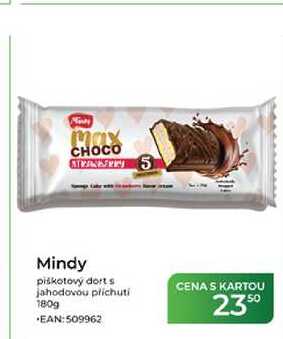 Mindy piškotový dort s jahodovou příchuti 180 g