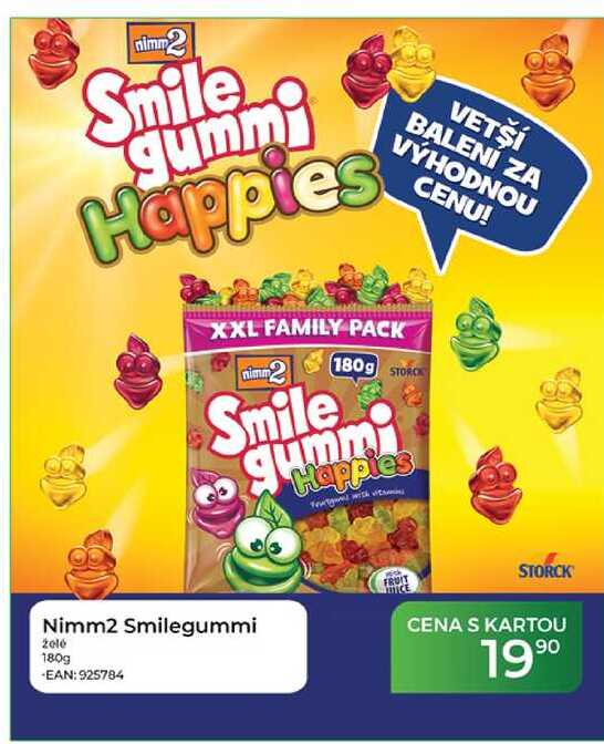 Nimm2 Smilegummi zelé 180g