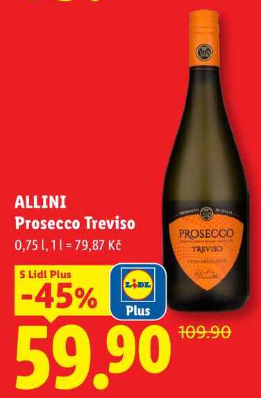 ALLINI Prosecco Treviso, 0,751