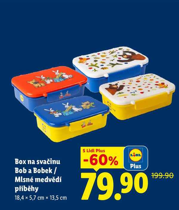 Box na svačinu Bob a Bobek / Mlsné medvědí příběhy