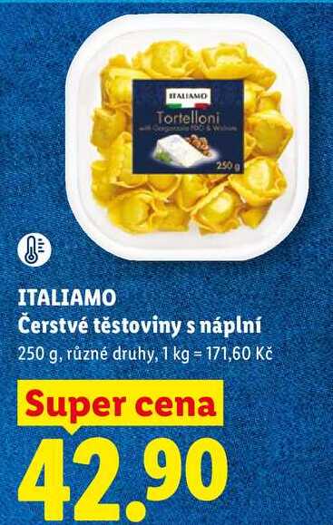 ITALIAMO Čerstvé těstoviny s náplní, 250 g