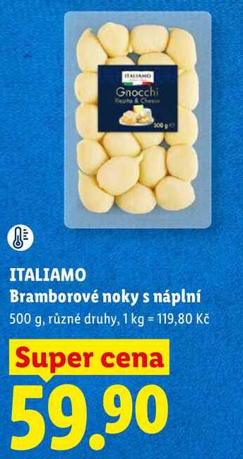 ITALIAMO Bramborové noky s náplní, 500 g