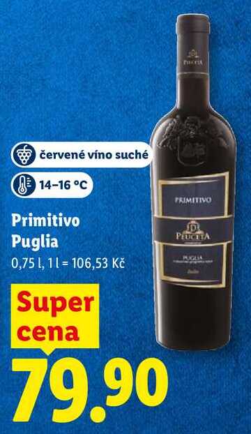  Primitivo Puglia, 0.75l