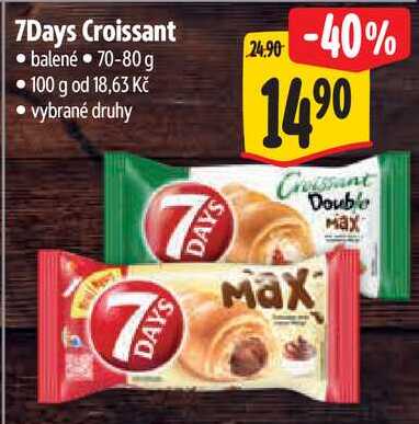 7 Days Croissant, 70-80 g
