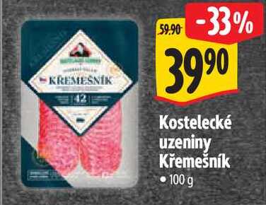Kostelecké uzeniny Křemešník, 100 g