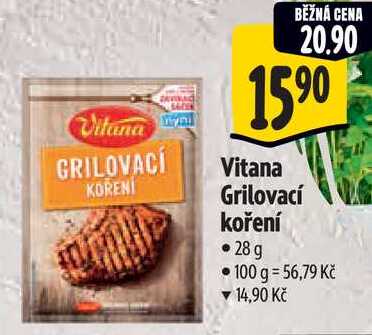  Vitana Grilovací koření  28 g 