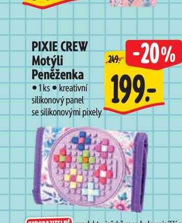 PIXIE CREW Motýli Peněženka 1ks