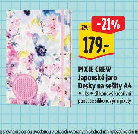  PIXIE CREW Japonské jaro Desky na sešity A4 
