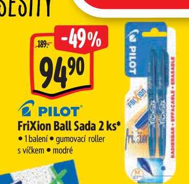 PILOT Frixion Ball Sada 2 ks