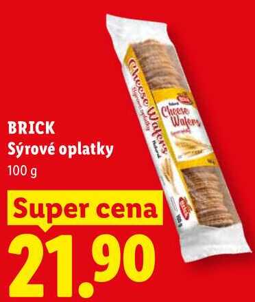 BRICK Sýrové oplatky, 100 g