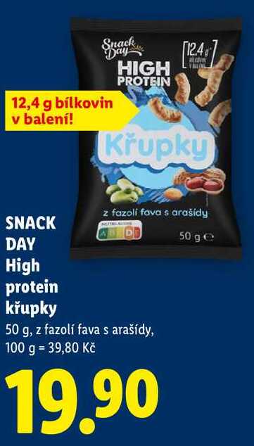 SNACK DAY High protein křupky, 50 g