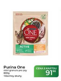Purina One mini granule pro psy 800g 