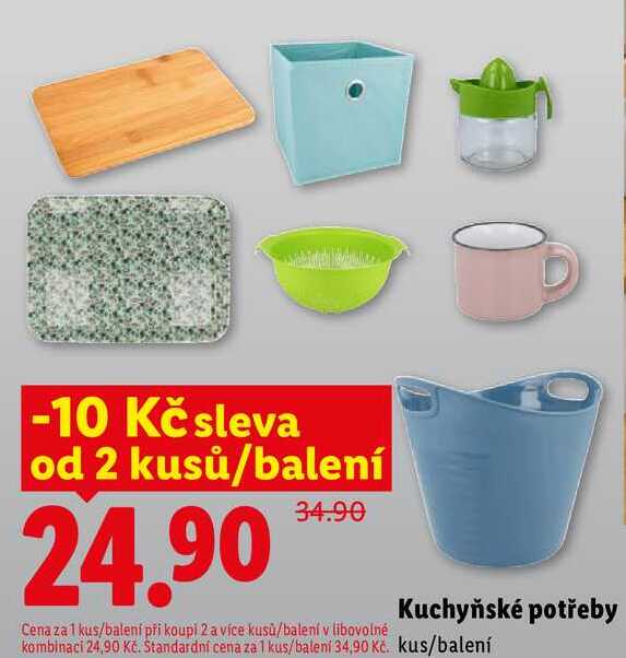 Kuchyňské potřeby Cena za 1 kus/balení