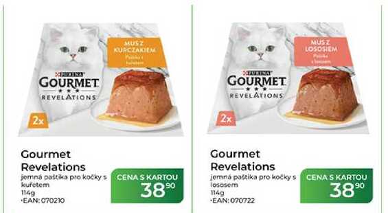 Gourmet Revelations jomná paštika pro kočky s kufetem 114g