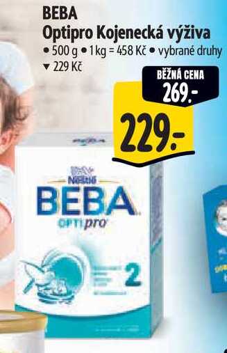 BEBA Optipro Kojenecká výživa, 500 g