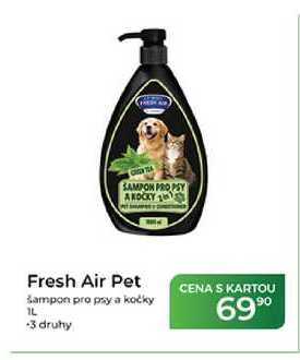 Fresh Air Pet Sampon pro psy a kočky 1 L