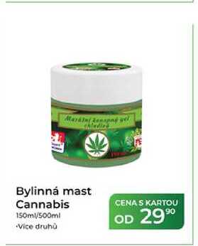 Bylinná mast Cannabis 150ml/500ml