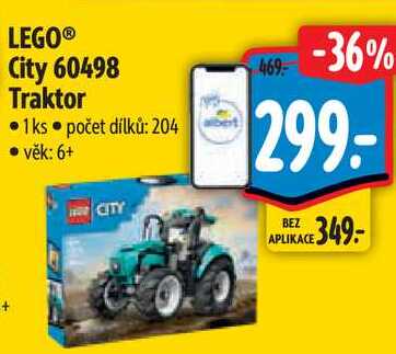 LEGO® City 60498 Traktor