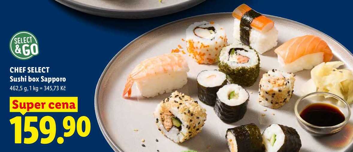 CHEF SELECT Sushi box Sapporo, 462,5 g