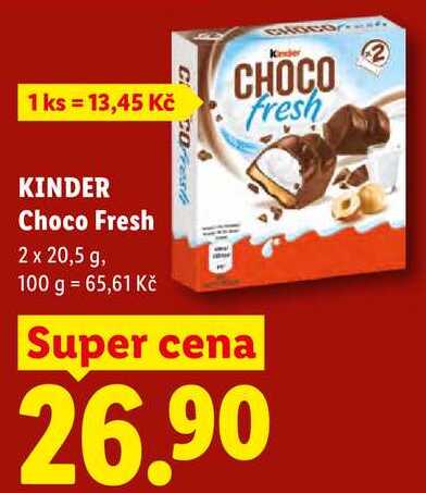 KINDER Choco Fresh, 2 x 20,5 g