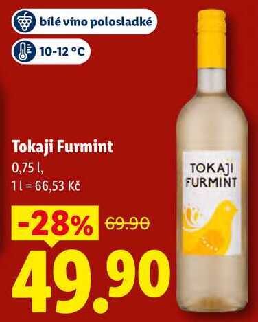 Tokaji Furmint, 0,75 1