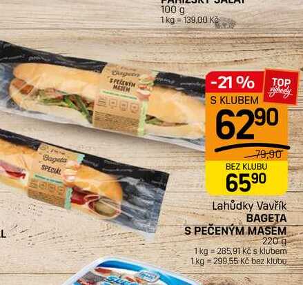 BAGETA S PEČENÝM MASEM 220 g