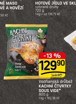 KACHNÍ ČTVRTKY SOUS VIDE* 800 g