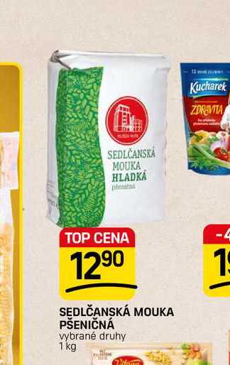 SEDLČANSKÁ MOUKA PŠENIČNÁ vybrané druhy 1 kg