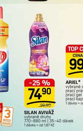 SILAN AVIVÁŽ vybrané druhy 770-880ml