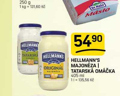 HELLMANN'S MAJONÉZA | TATARSKÁ OMÁČKA 405 ml