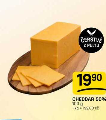 CHEDDAR 50% 100 g