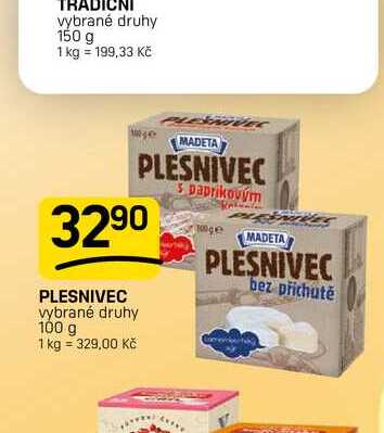 PLESNIVEC vybrané druhy 100 g 