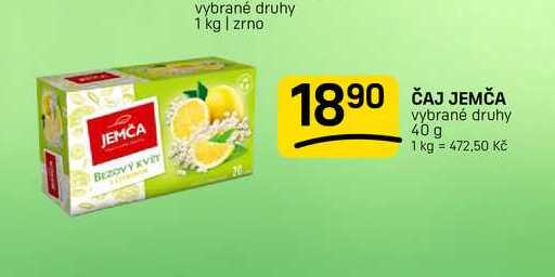 ČAJ JEMČA vybrané druhy 40 g