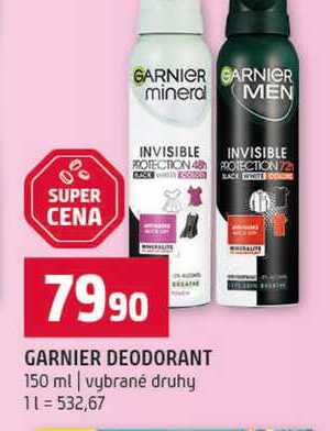 GARNIER DEODORANT 150 ml vybrané druhy 