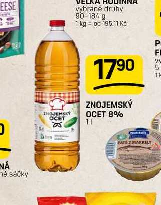 ZNOJEMSKÝ OCET 8% 1l