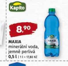 MAXIA minerální voda, jemně perlivá 0,5l