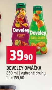 DEVELEY OMÁČKA 250 ml vybrané druhy