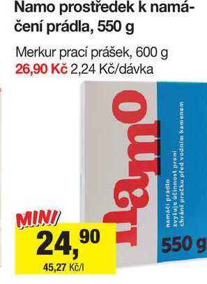 Namo prostředek k namáčení prádla, 550 g